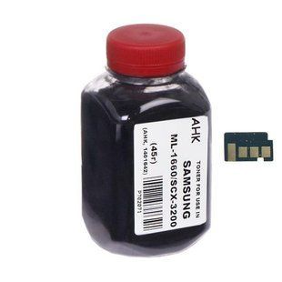 Тонер + чип АНК для Samsung ML-1660/1661/1665 бутль Black (1400558) 2794233818 фото