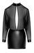 Платье Noir Handmade F348 Powerwetlook and tulle dress - 3XL SX2094 фото 5