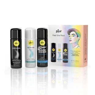 Набор лубрикантов pjur Pride Box 3х30 мл, 2 смазки на водной основе и 1 на силиконовой SO9988 фото