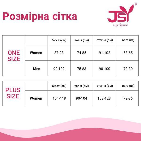 Еротичний комплект JSY &laquo;Витончена Полі&raquo; One Size, корсет, стрінги, панчохи SO9237 фото