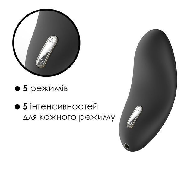 Кліторальний вібратор Svakom Echo Black SO4824 фото