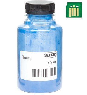 Тонер + чип АНК для Xerox DC SC2020, 006R01694 бутль 90г Cyan (50000227) 2794233644 фото