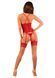 Прозорий корсет Obsessive Lacelove corset XS/S Red, мереживо, підв&rsquo;язки для панчіх SO8649 фото 2