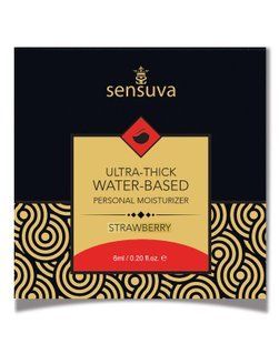 Пробник Sensuva - Ultra&ndash;Thick Water-Based Strawberry (6 мл) SO3383 фото