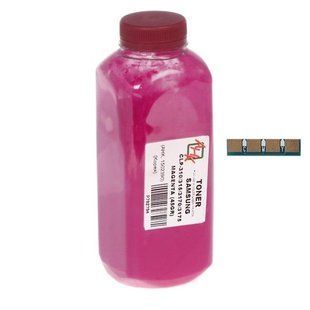 Тонер + чип АНК для Samsung CLP-310/315/3175 бутль 45г Magenta (1502406) 2794233815 фото